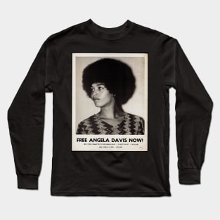 Free Angela Davis Long Sleeve T-Shirt